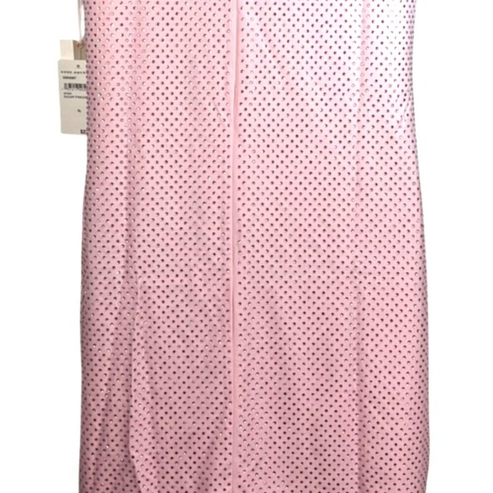 Good American Crystal Embellished Tank Dress Sugar Pink Size XL NWT - Picture 4 of 8